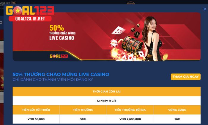Người chơi cần chú ý khi nhận khuyến mãi Goal123