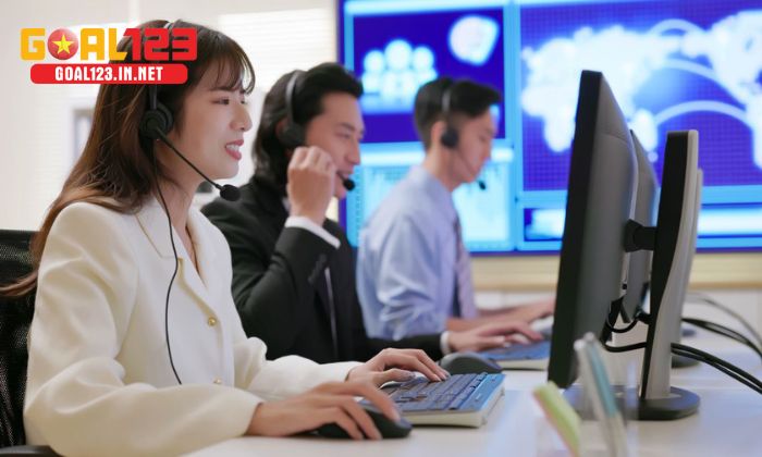 Trách nhiệm cá cược 3 Nhân viên Goal123 hỗ trợ kịp thời